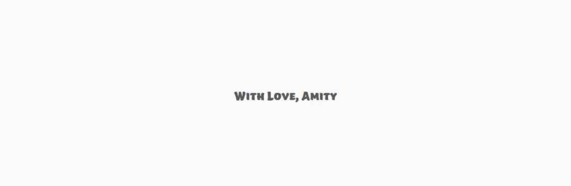 With Love Amity Cover Image