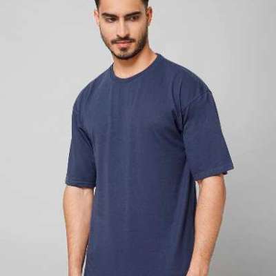 Buy Oversized Solid Cotton T-shirt Online in India Profile Picture