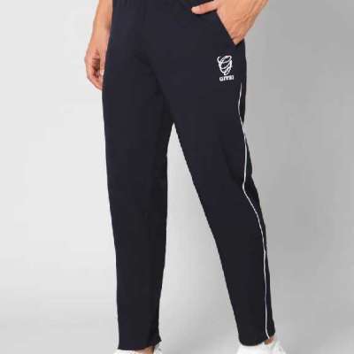Buy The Popular Navy Blue Piping Track Pants Online Profile Picture